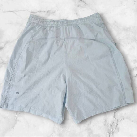 Lululemon Mens Medium Blue Pace Breaker Shorts - Picture 1 of 5